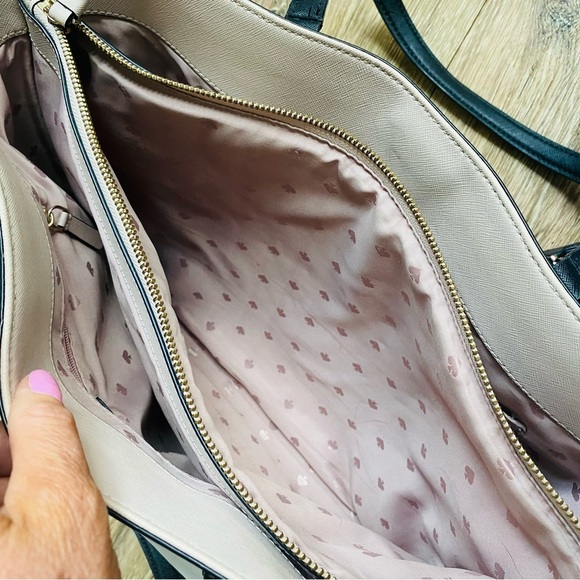 EUC Kate Spade Cameron Colorblock Saffiano Leather Laptop Tote Bag - Picture 8 of 16